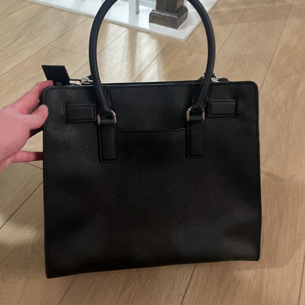 Michael Kors Black Saffiano Leather Tote - Picture 2 of 5